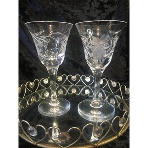 Royal Brierly Glasses - Fuchsia Design